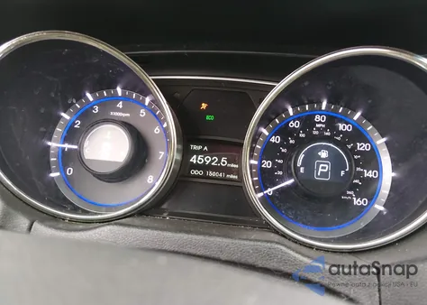 2011 Hyundai Sonata Gls z USA, uszkodzony, nr VIN 5NPEB4ACXBH211003